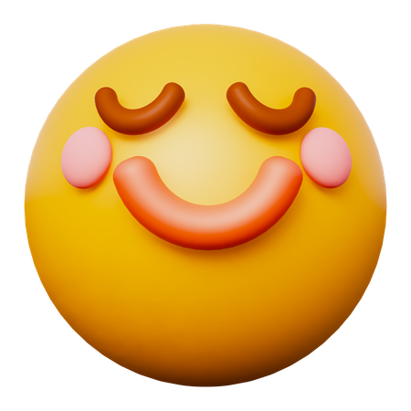 Calm Emoji  3D Icon