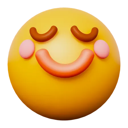 Calm Emoji  3D Icon