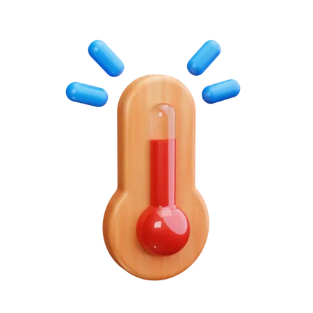 Calor intenso  3D Icon