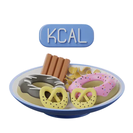 Calorias  3D Icon