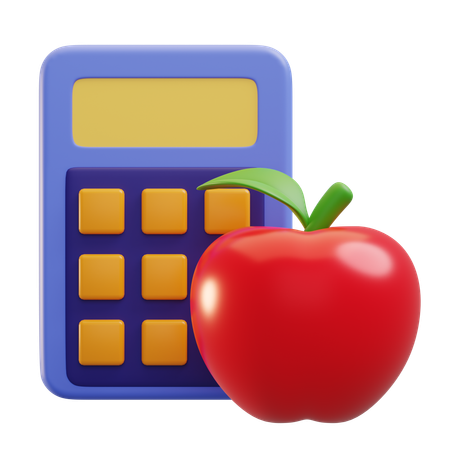 Calories Calculator  3D Icon