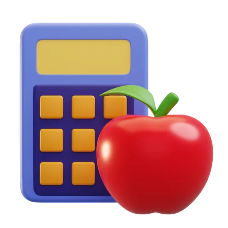 Calories Calculator  3D Icon