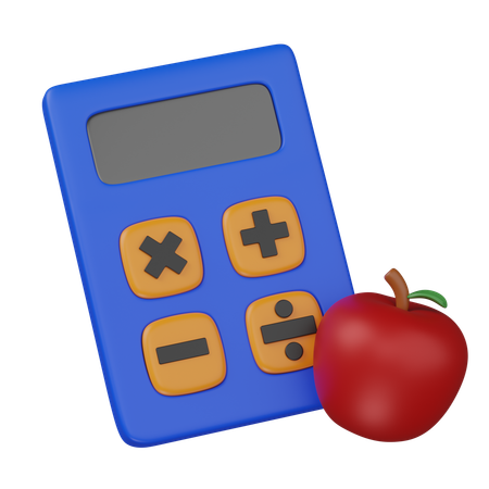 Calories calculator  3D Icon