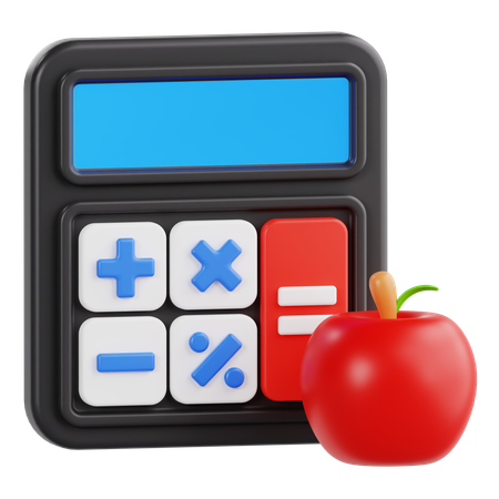 Nombre de calories  3D Icon