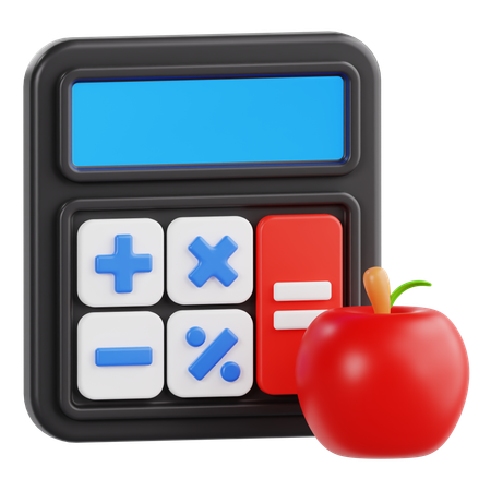 Calories count  3D Icon