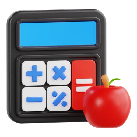 Calories count  3D Icon