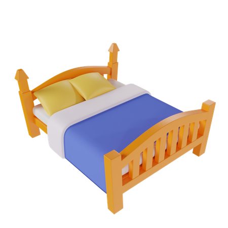 Cama  3D Icon