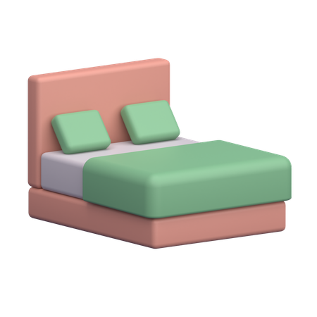 Cama  3D Icon