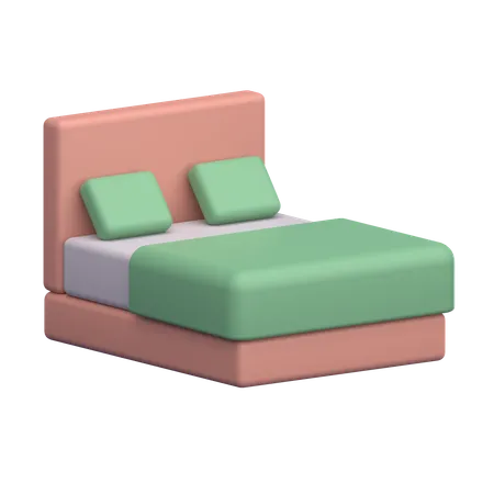 Cama  3D Icon