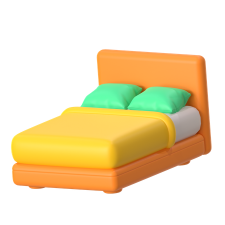 Cama  3D Icon