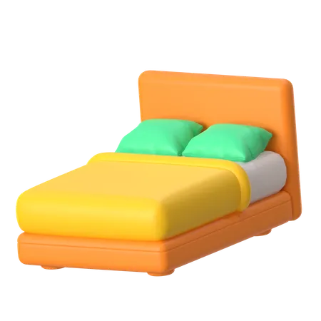 Cama  3D Icon