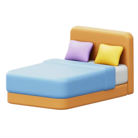 Cama  3D Icon