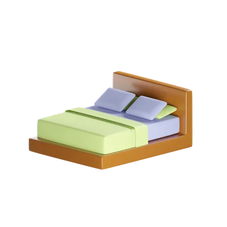 Cama  3D Icon