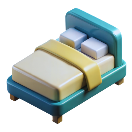 Cama  3D Icon