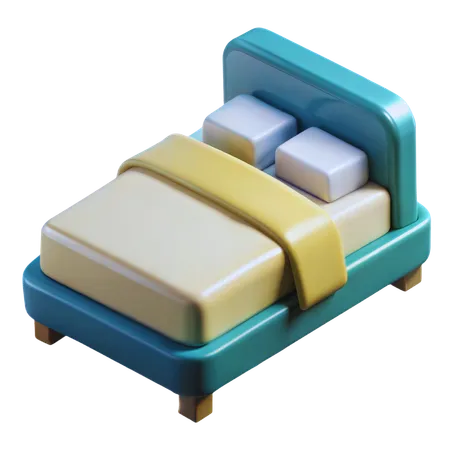 Cama  3D Icon