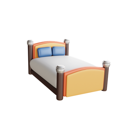 Cama  3D Icon