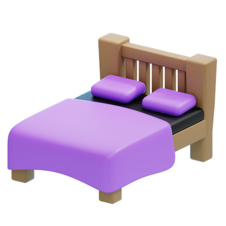 Cama  3D Icon