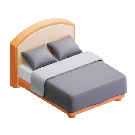Cama  3D Icon