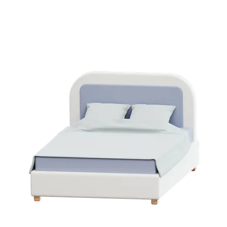 Cama de casal  3D Icon