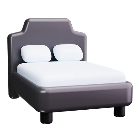 Cama de casal  3D Icon