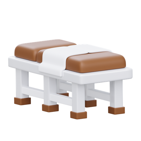 Cama de fisioterapia  3D Icon