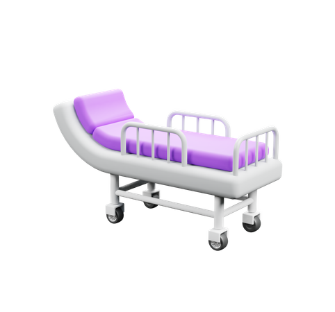 Cama de hospital  3D Icon