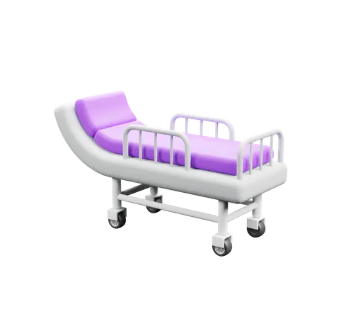 Cama de hospital  3D Icon