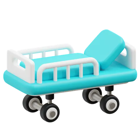 Cama de hospital  3D Icon