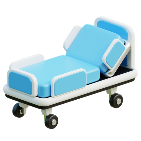 Cama de hospital  3D Icon