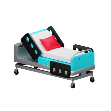 Cama de hospital  3D Icon