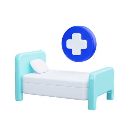 Cama hospitalar  3D Icon