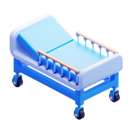 Cama de hospital  3D Icon