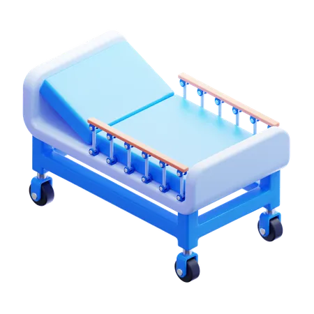 Cama de hospital  3D Icon