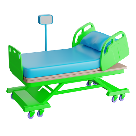 Cama de hospital  3D Icon