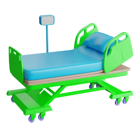 Cama de hospital  3D Icon