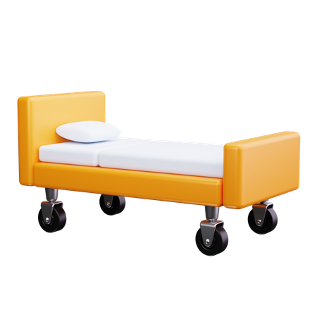 Cama de hospital  3D Icon