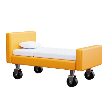 Cama de hospital  3D Icon