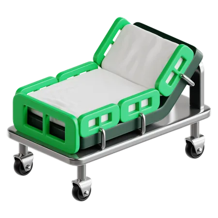 Cama de hospital  3D Icon