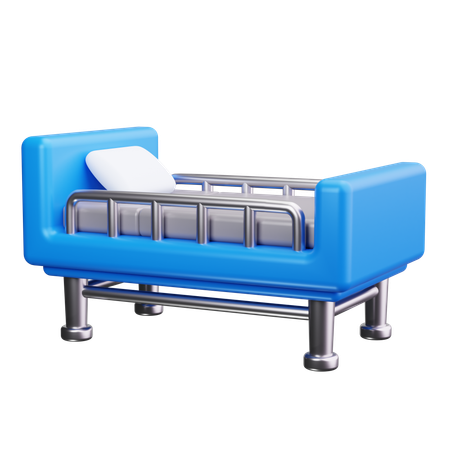 Cama hospitalar  3D Icon