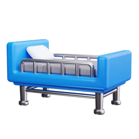 Cama hospitalar  3D Icon