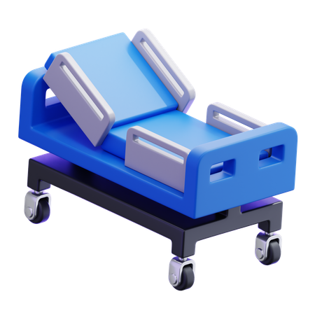 Cama de hospital  3D Icon