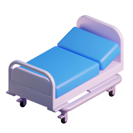 Cama de hospital  3D Icon