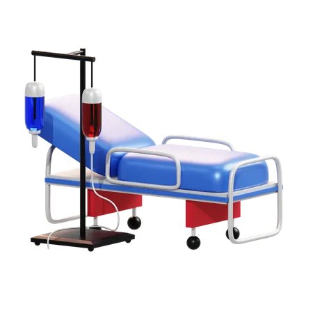 Cama de hospital  3D Illustration