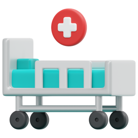 Cama de hospital  3D Icon