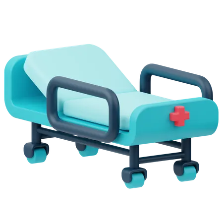 Cama de hospital  3D Icon