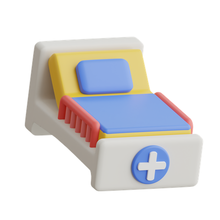 Cama de hospital  3D Icon