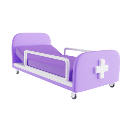 Cama de hospital  3D Icon