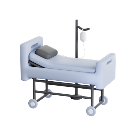 Cama de hospital  3D Icon