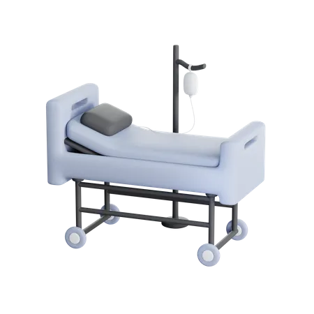 Cama de hospital  3D Icon