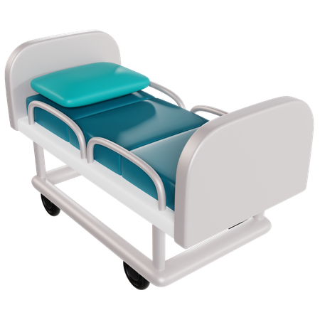 Render de cama de hospital médico  3D Icon